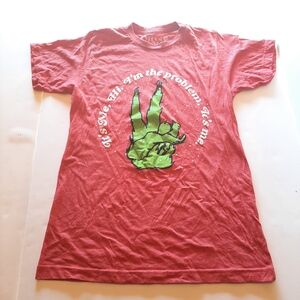 Oliver & Otis Ladies Small Red Grinch T Shirt